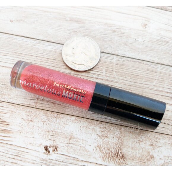 bareMinerals Firecracker Lip Gloss 2.25ml/.07oz Travel Size Shimmer Red Classic - Picture 3 of 6